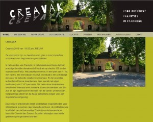 Creavak  organiseert creatieve vakanties in Frankrijk - Google Chrome
